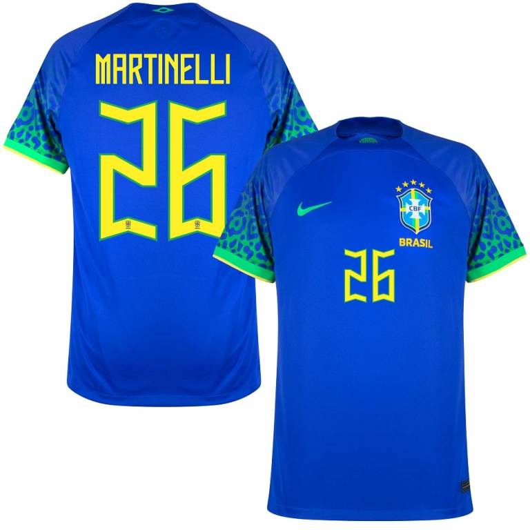 BRAZIL AWAY WORLD CUP JERSEY 2022 MARTINELLI (01)