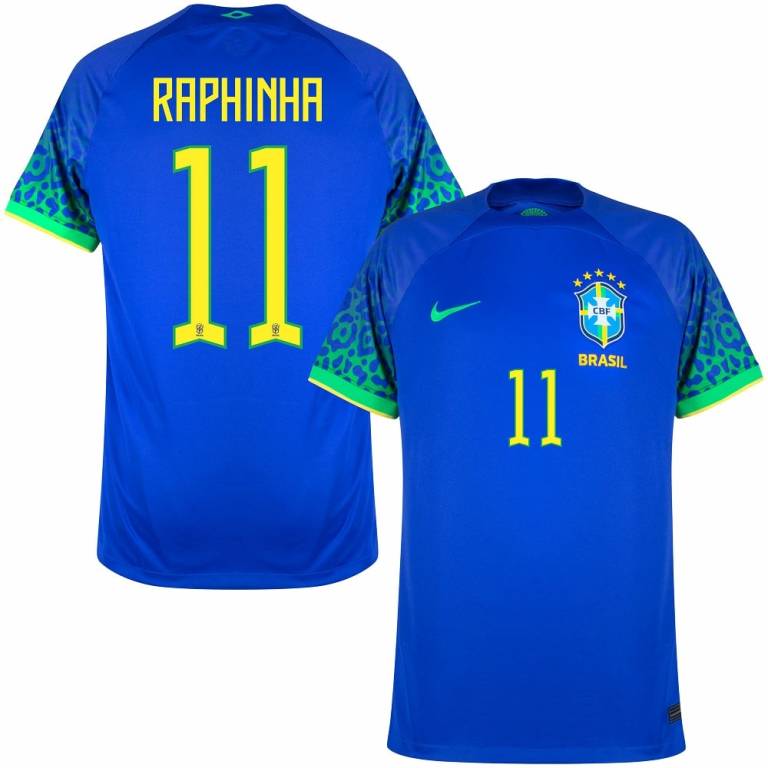BRAZIL AWAY WORLD CUP JERSEY 2022 RAPHINHA (1)