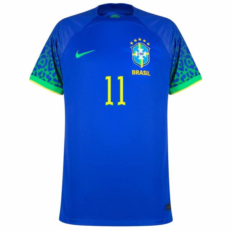 BRAZIL AWAY WORLD CUP JERSEY 2022 RAPHINHA (3)