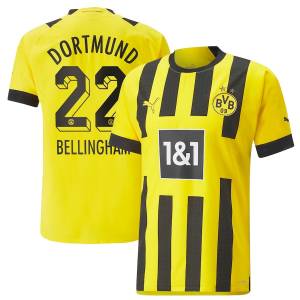 MAILLOT BVB DORTMUND DOMICILE 2022 2023 BELLINGHAM (1)