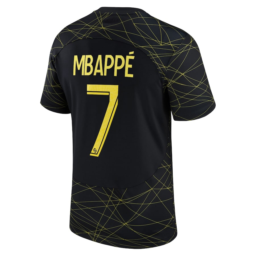 MAILLOT PSG JORDAN FOURTH 2022 23 MBAPPE (2)