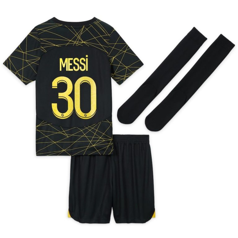 PSG Fourth Lionel Messi Child Jersey 2022 2023 (2)
