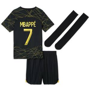 Maillot Enfant PSG Fourth Mbappe 2022 2023 (2)