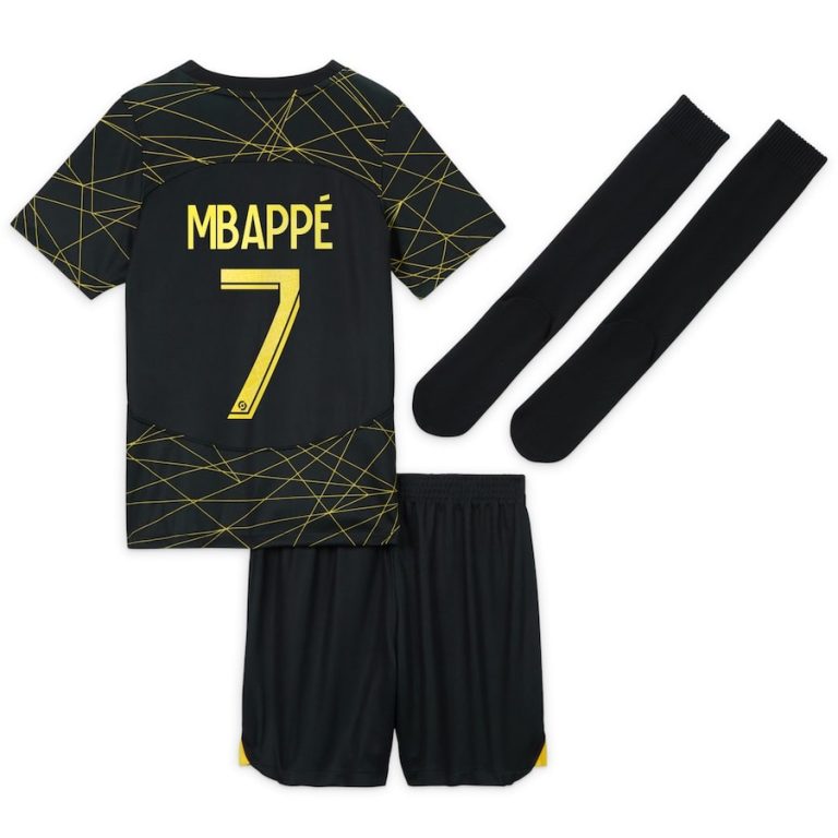 Maillot Enfant PSG Jordan Fourth Mbappe 2022 2023