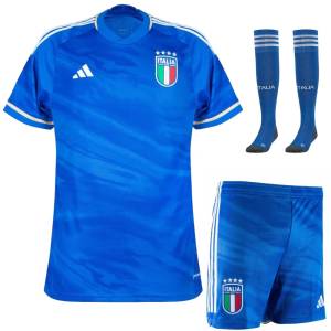 ITALY HOME CHILDREN'S KIT JERSEY 2023 2024 (01)