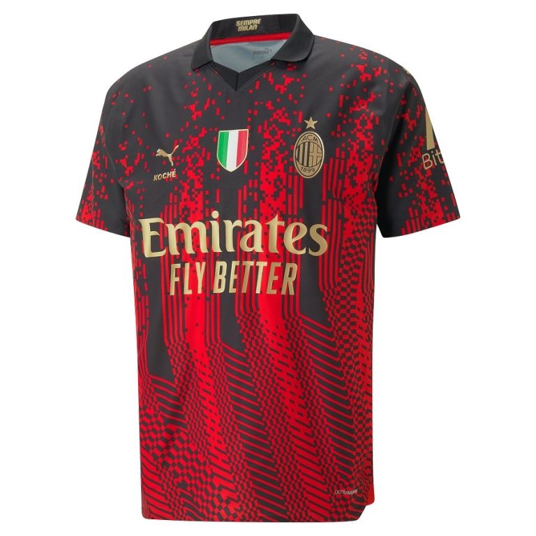 AC MILAN x Koché Fourth Match Shirt 2022 2023 (01)
