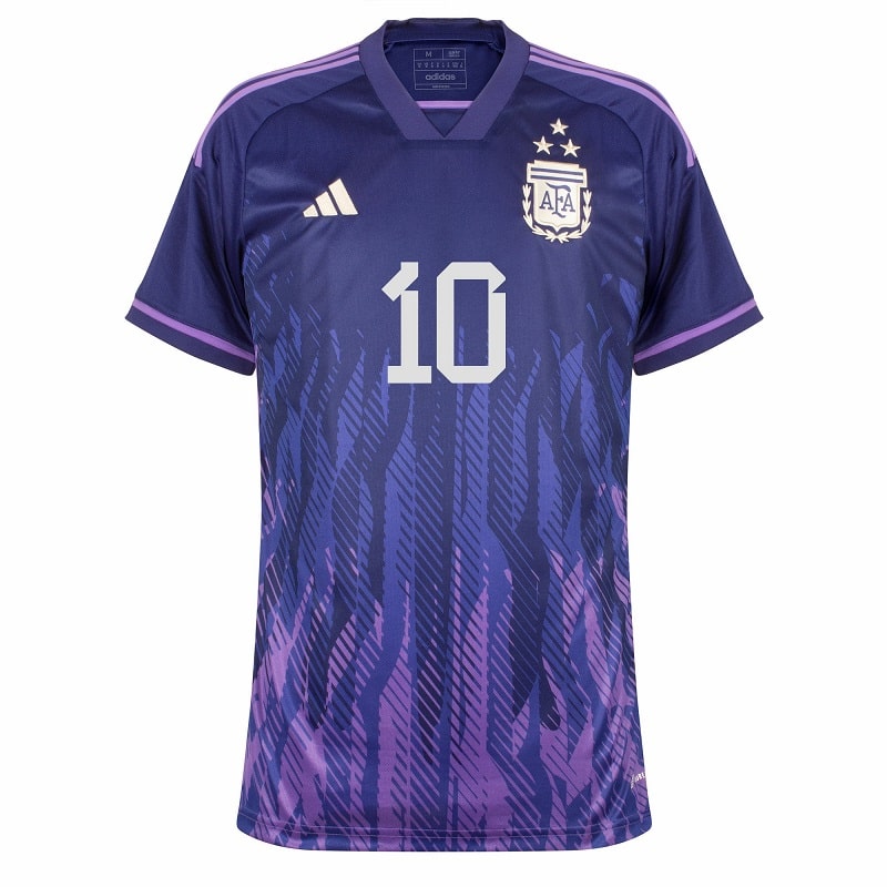 MAILLOT ARGENTINE 3 ETOILES EXTERIEUR 2022 2023 MESSI (3)
