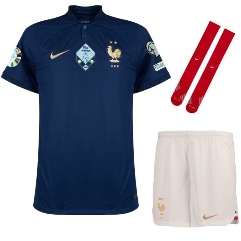 FRANCE KIDS HOME JERSEY EURO 2024 QUALIFYING