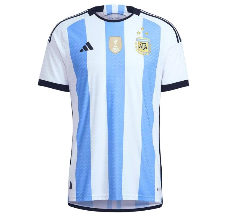 ARGENTINA 3 STAR WORLD CUP MATCH JERSEY (1)