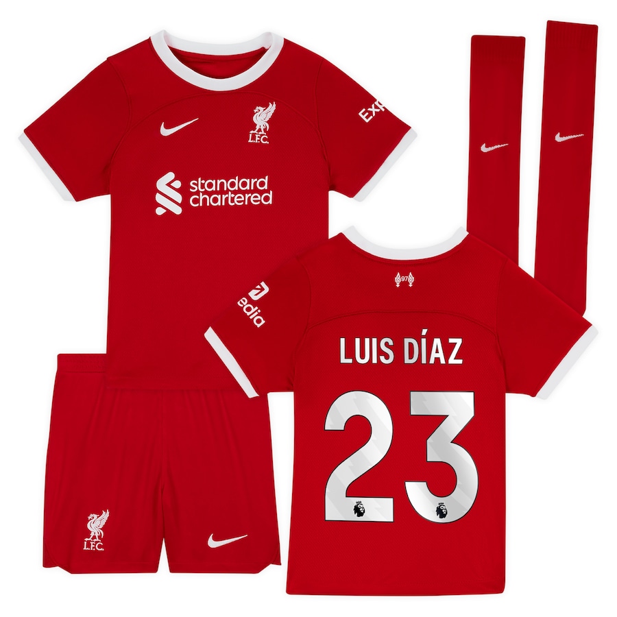Liverpool FC Luis Diaz 4x4 Jersey Decal Sticker – Anfield Shop