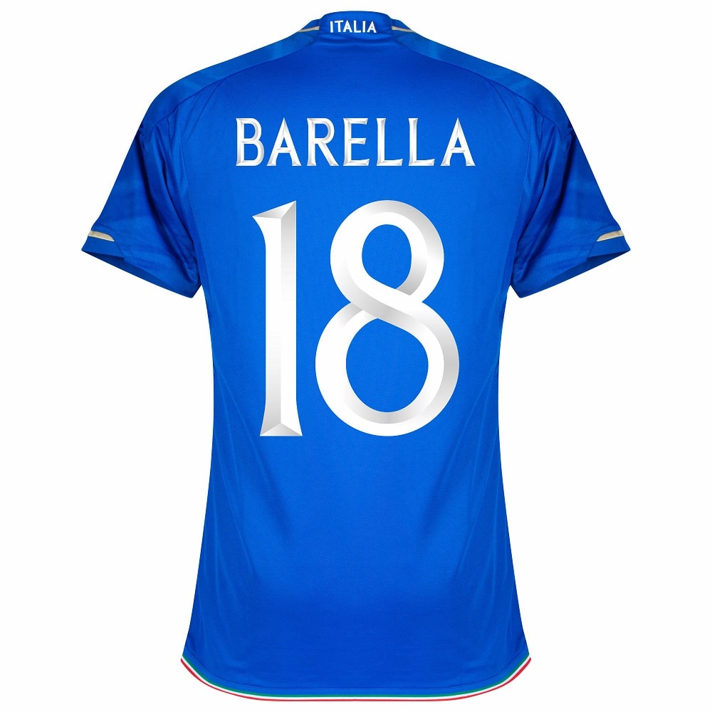 MAILLOT ITALIE DOMICILE 2023 2024 BARELLA (2)