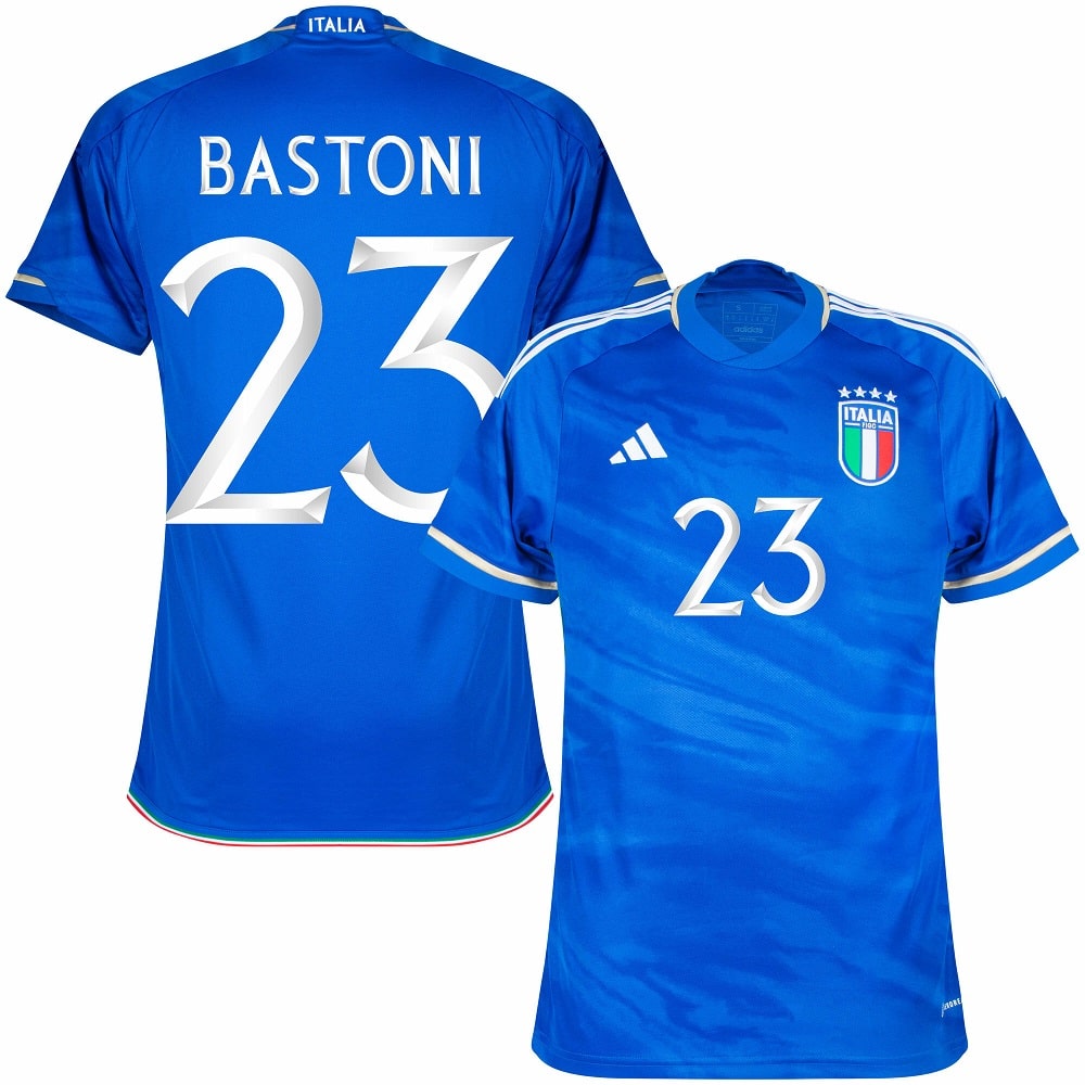 MAILLOT ITALIE DOMICILE 2023 2024 BASTONI (1)