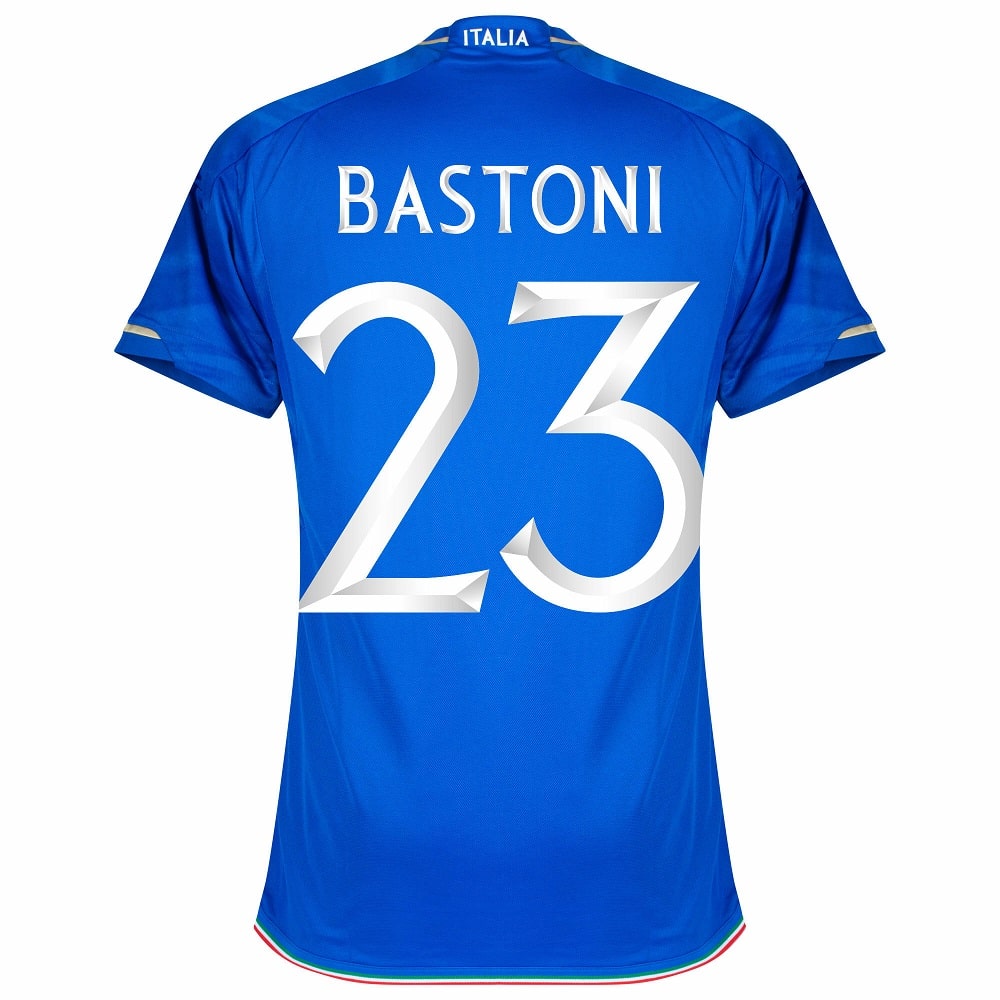MAILLOT ITALIE DOMICILE 2023 2024 BASTONI (2)