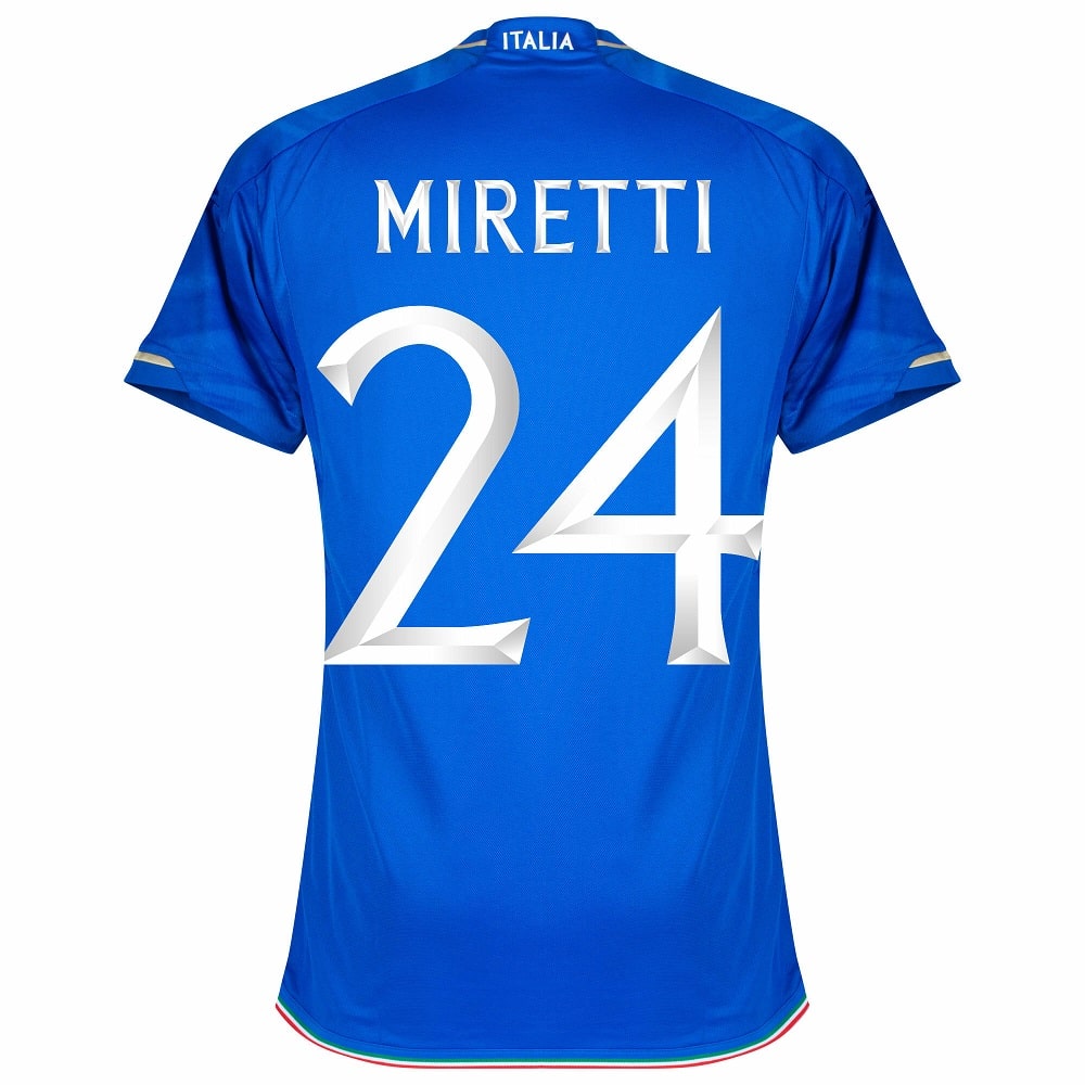 MAILLOT ITALIE DOMICILE 2023 2024 MIRETTI (2)