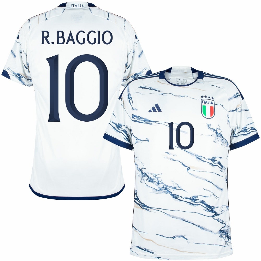 MAILLOT ITALIE EXTERIEUR 2023 2024 R.BAGGIO (1)