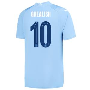 2023 2024 GREALISH MANCHESTER CITY HOME CHILDREN'S KIT JERSEY (2)