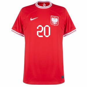 POLAND AWAY WORLD CUP 2022 ZIELINSKI JERSEY (3)