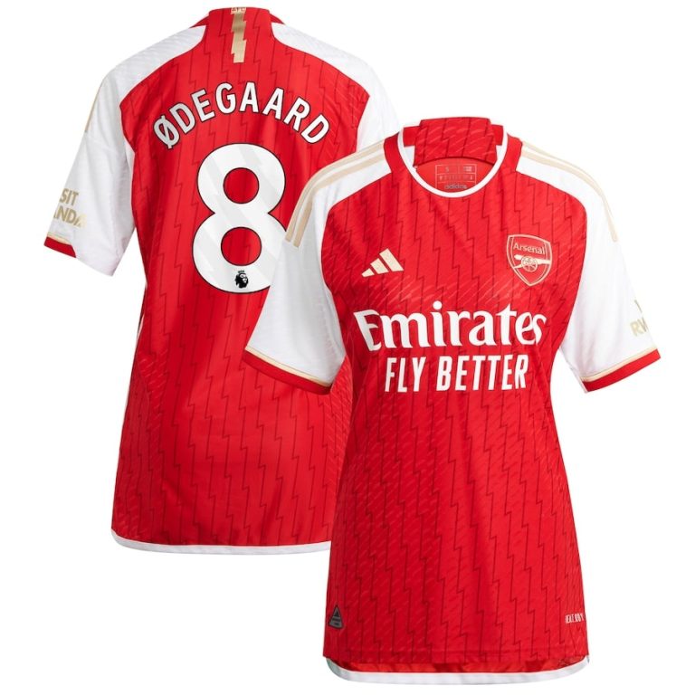 Arsenal Home Shirt 2023 2024 Woman Odegaard (1)