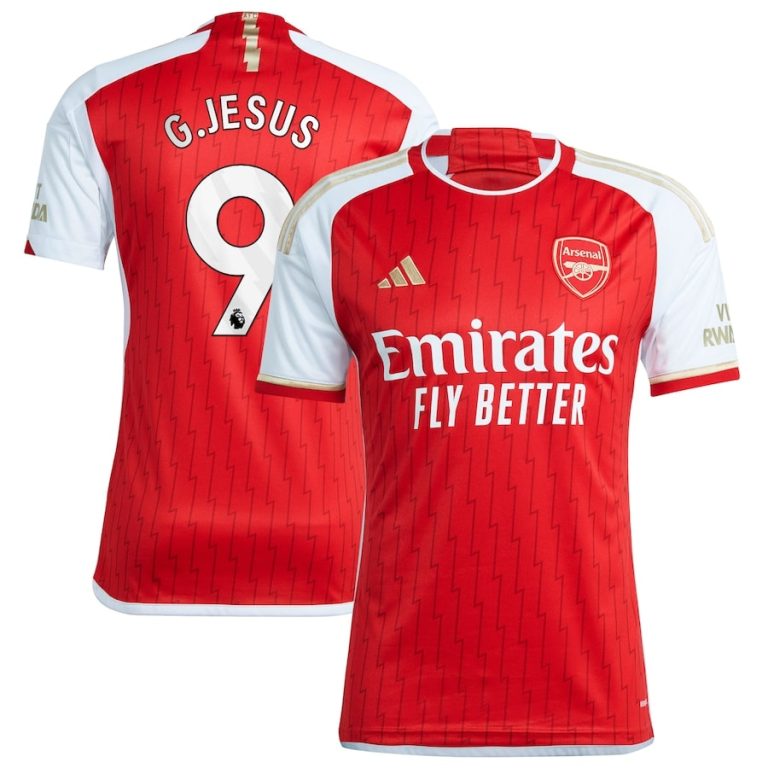 Arsenal Home Shirt 2023 2024 G.Jesus (1)