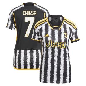 Juventus Home Shirt 2023 2024 Woman Chiesa (1)