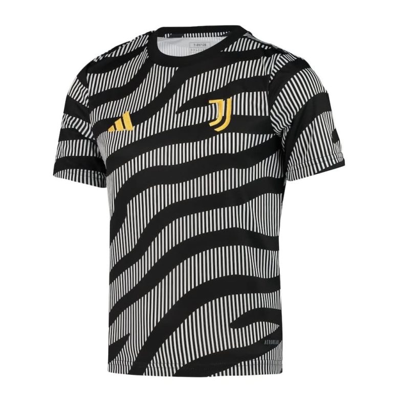Juventus Pre-Match Jersey 2023 2024 Black (01)