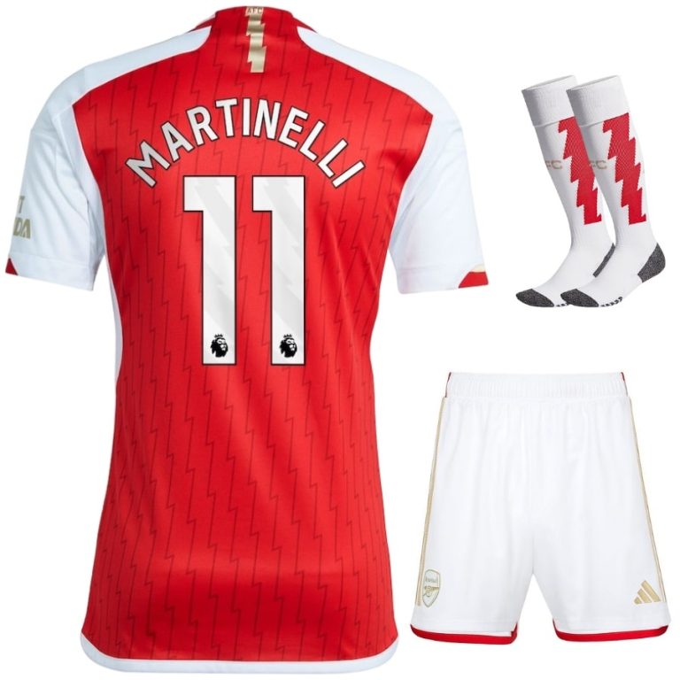 2023 2024 Martinelli Arsenal Home Child Kit Shirt (1)
