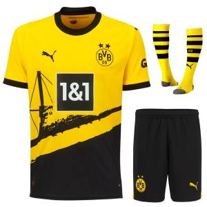 Maillot Kit Enfant BVB Dortmund Domicile 2023 2024 (1)