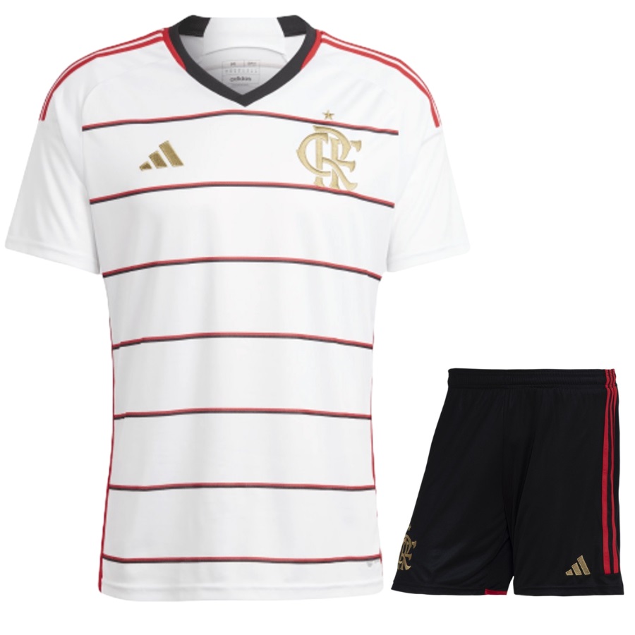 Maillot Kit Enfant Flamengo Extérieur 2023 2024.(1)