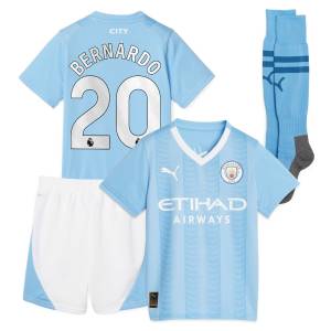 Maillot Kit Enfant Manchester City Domicile 2023 2024 Bernardo (1)
