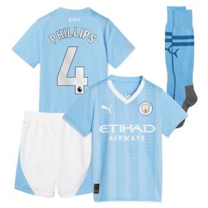 Maillot Kit Enfant Manchester City Domicile 2023 2024 Phillips (1)
