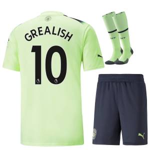 Maillot Kit Enfant Manchester City third 2022 2023 Grealish (1)