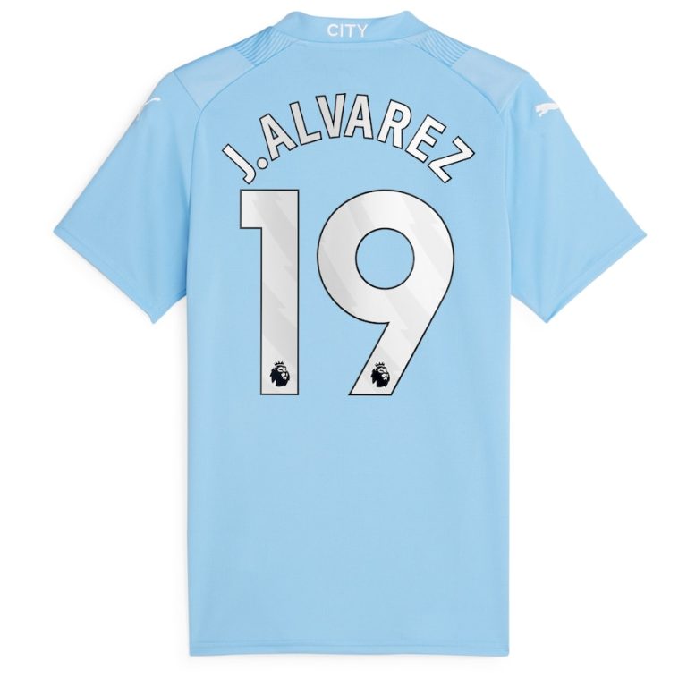 Manchester City Home Shirt 2023 2024 woman J.Alvarez (2)