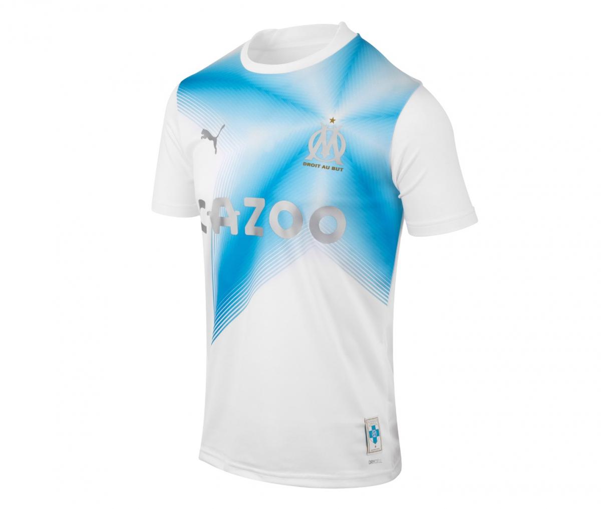 Maillot OM 30 ans Anniversaire Ligue des Champions Enfant (2)