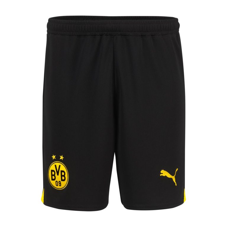 BVB Dortmund Home Shorts 2023 2024 Black (1)