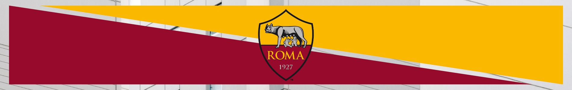 banner maillot de foot as roma