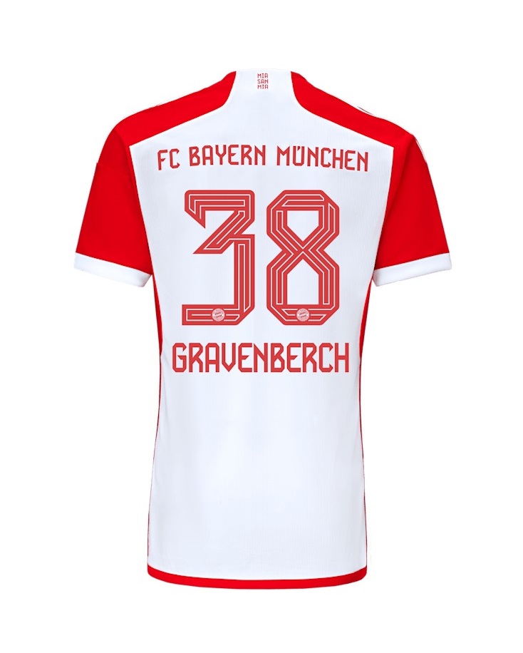 Maillot Bayern Munich Domicile 2023 2024 Gravenberch (1)