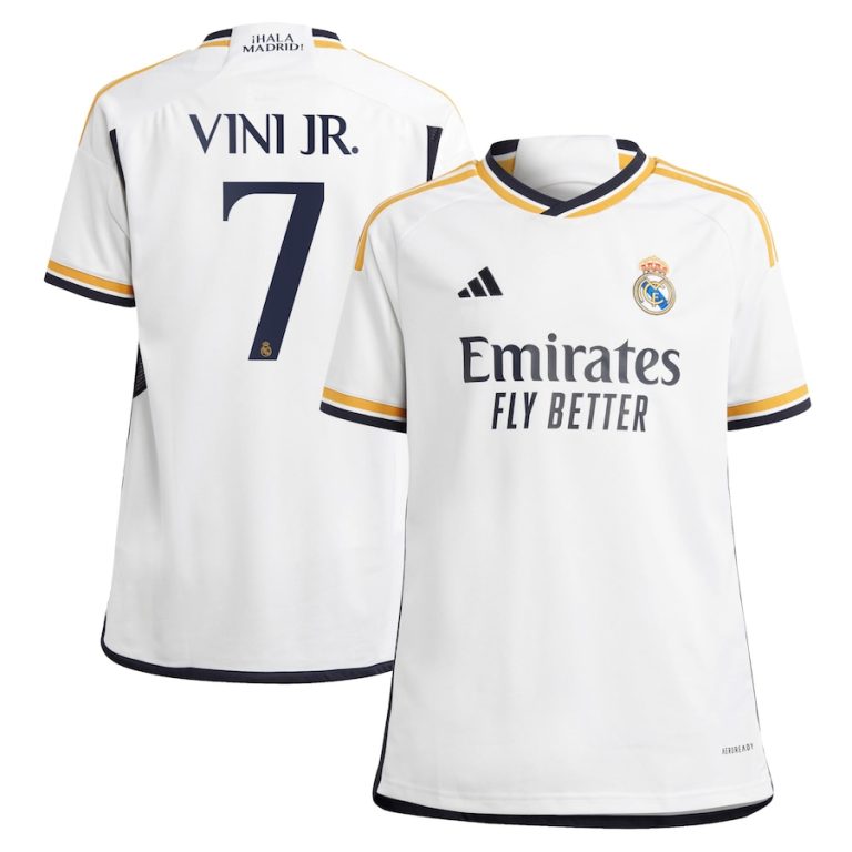 Real Madrid Home Shirt 2023 2024 Vini Jr (1)
