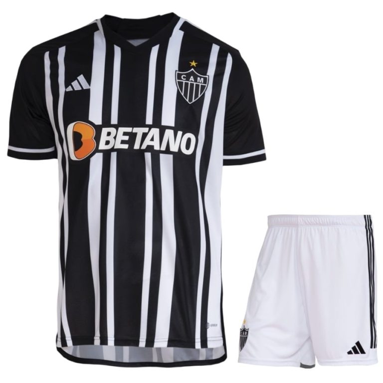 Atlético Mineiro Away Child Kit Shirt 2023 2024 (1)