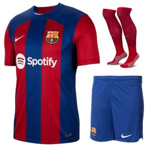 Maillot Kit Enfant FC Barcelone Domicile 2023 2024 (1)