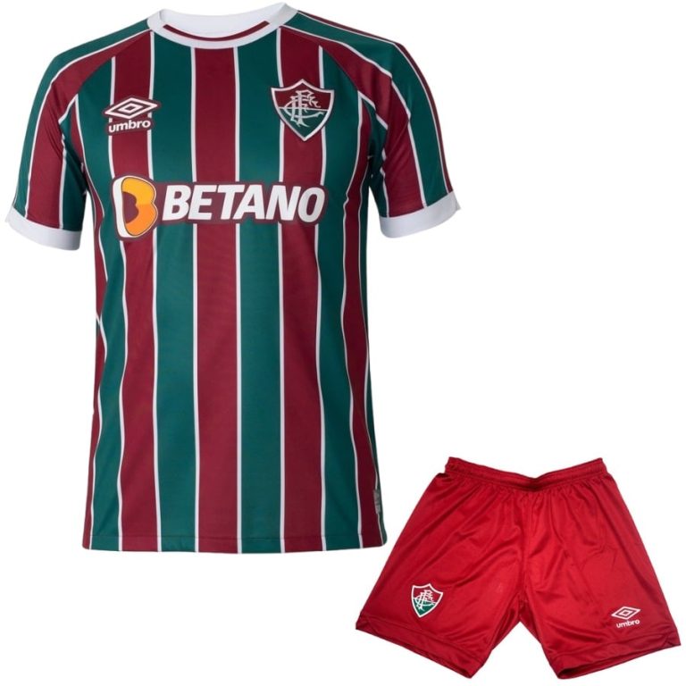 Fluminense FC Home Child Kit Shirt 2023 2024 (1)