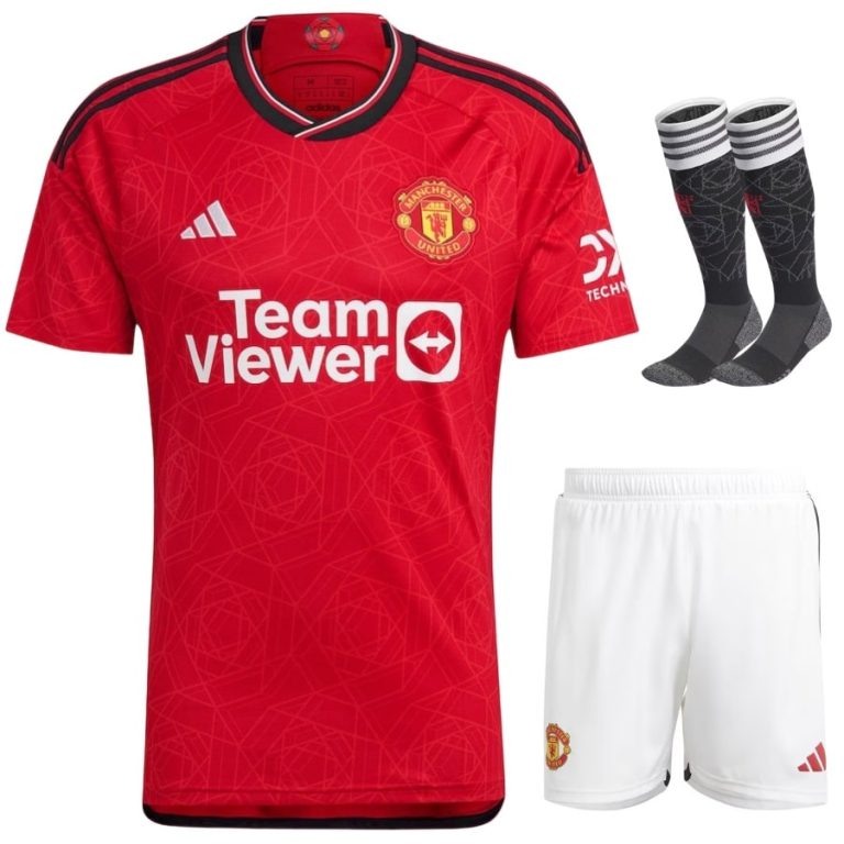 Manchester United Home Child Kit Shirt 2023 2024 (1)
