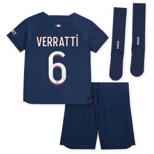 PSG Home Child Kit Shirt 2023 2024 Verratti (2)