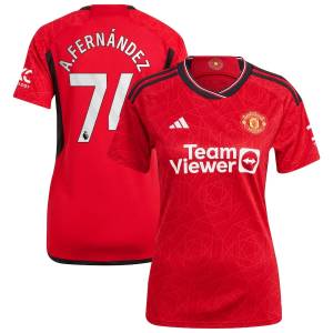 Manchester United Home Shirt 2023 2024 Woman A.Fernandez (1)