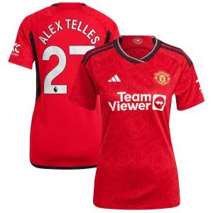 Maillot Manchester United Domicile 2023 2024 Femme Alex Telles (1)