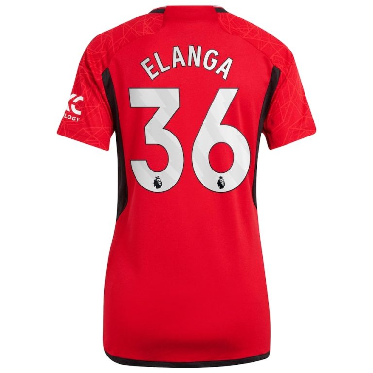 Maillot Manchester United Domicile 2023 2024 Femme Elanga (2)