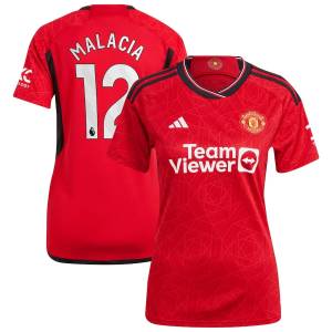 Maillot Manchester United Domicile 2023 2024 Femme Malacia (1)