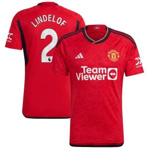 Manchester United Home Shirt 2023 2024 Lindelof (1)