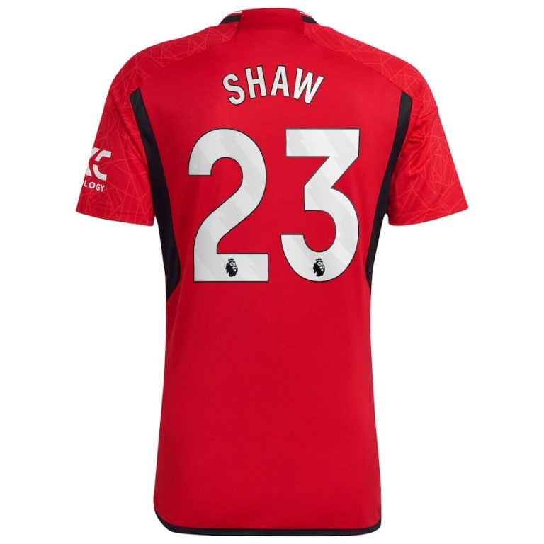 Maillot Manchester United Domicile 2023 2024 Shaw (2)