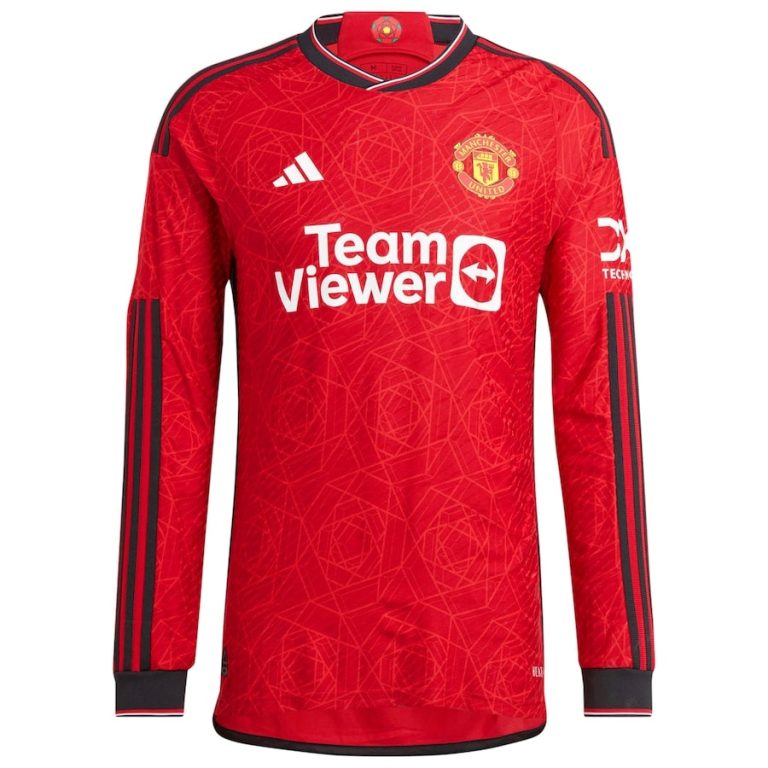 Maillot Manchester United Domicile 2023 2024 manches longues (1)