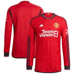 Maillot Manchester United Domicile 2023 2024 manches longues (3)